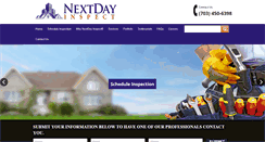 Desktop Screenshot of nextdayinspect.com